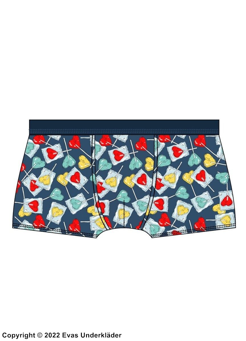 Boxershorts, weiche Baumwolle, Herzlutscher